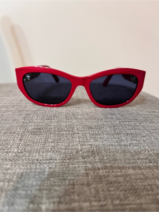 Dior Accessories - Dior Red Cat-Eye Sunglasses with Dark Lenses